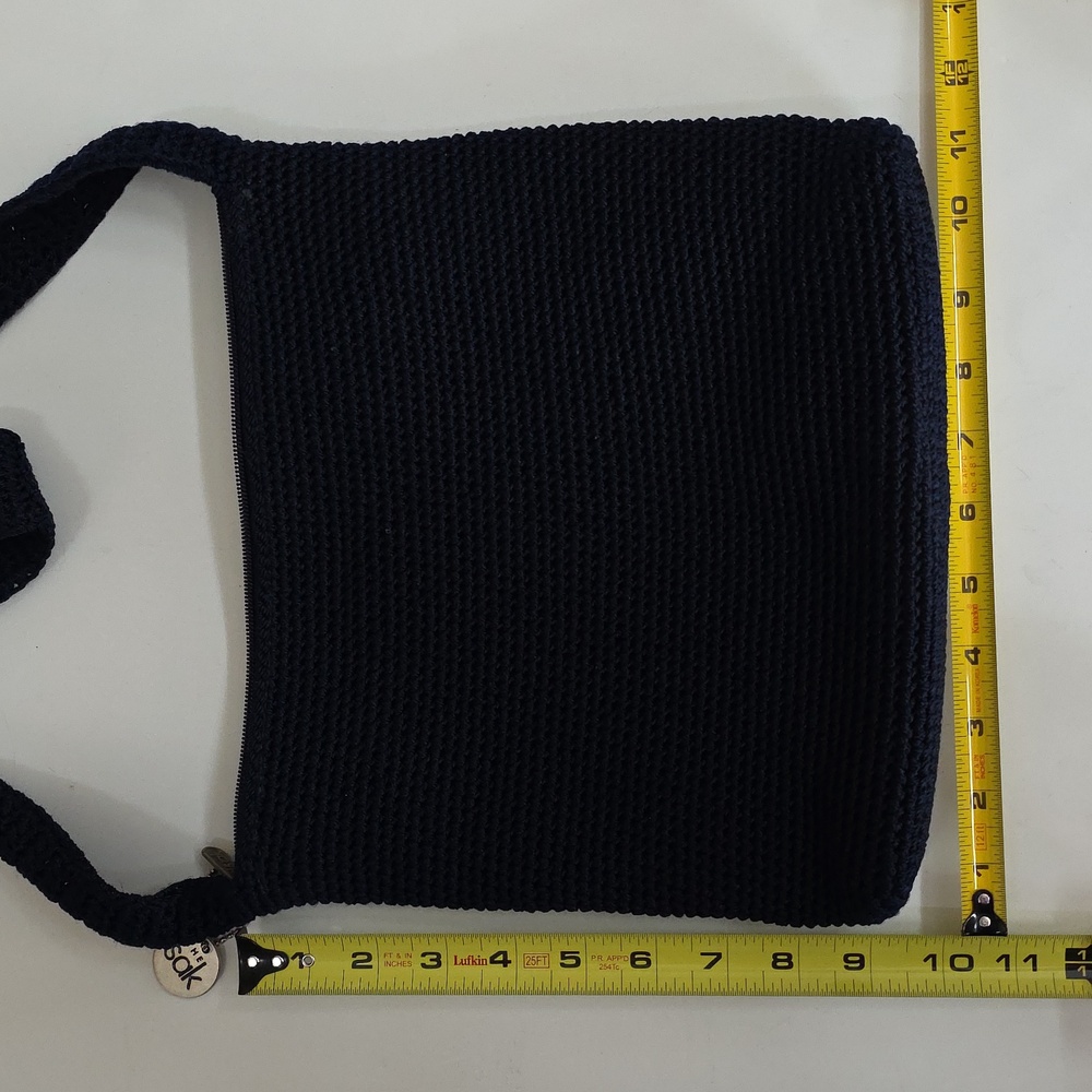 The Sak Crochet Crossbody Bag in Navy - Picture 8 of 10